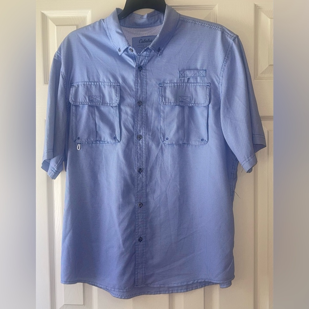 Cabelas Larkspur Short Sleeve Pocket